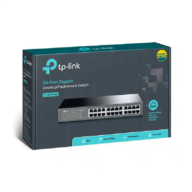 Switch Tp Link 24 Puertos Tl Sg1024d