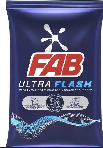 Detergente Fab Flash Ultra 450gr