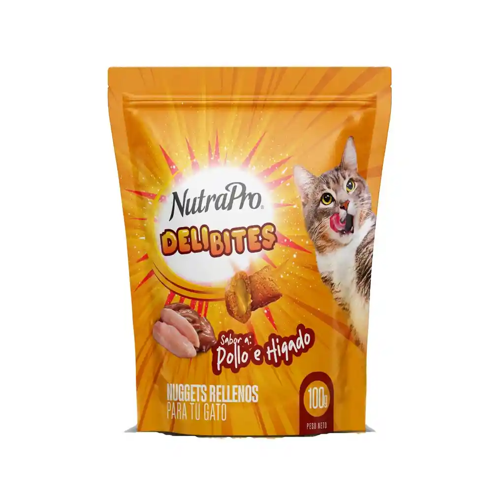 Snack Para Gato Delibites Pollo E Higado 100gr