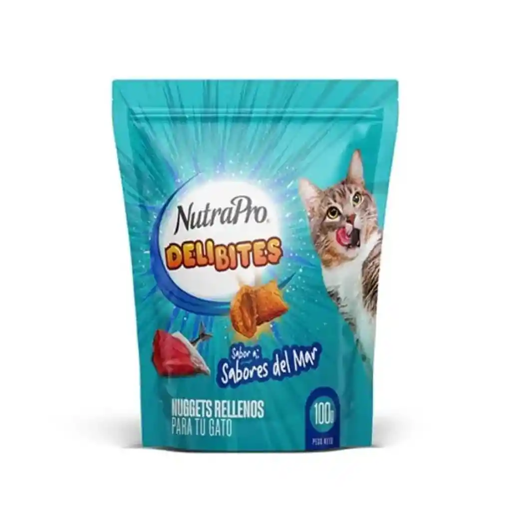 Snack Para Gato Delibites Sabores Del Mar 100gr