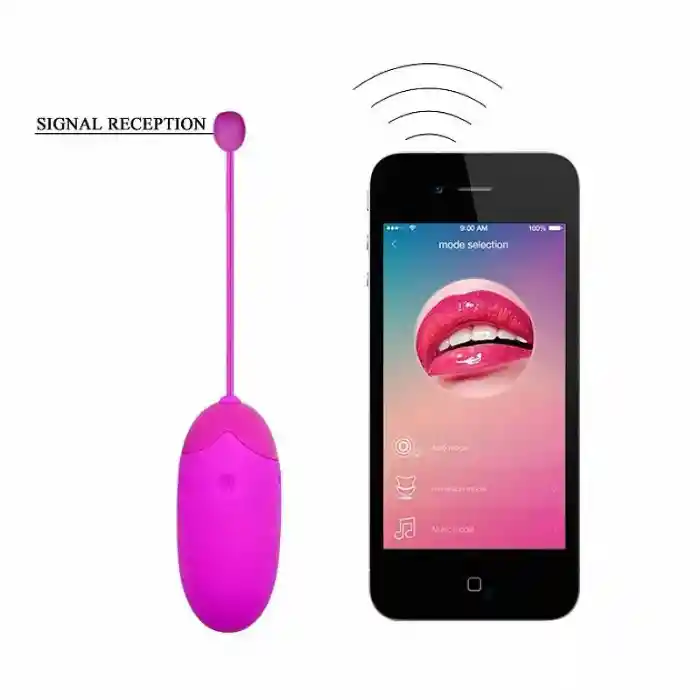 Huevo Vibrador Recargable-control App Bluetooth- Pretty Love