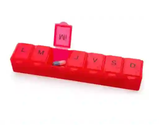 Pastillero Plastico Semanal 7 Semanario Medicinas Portatil