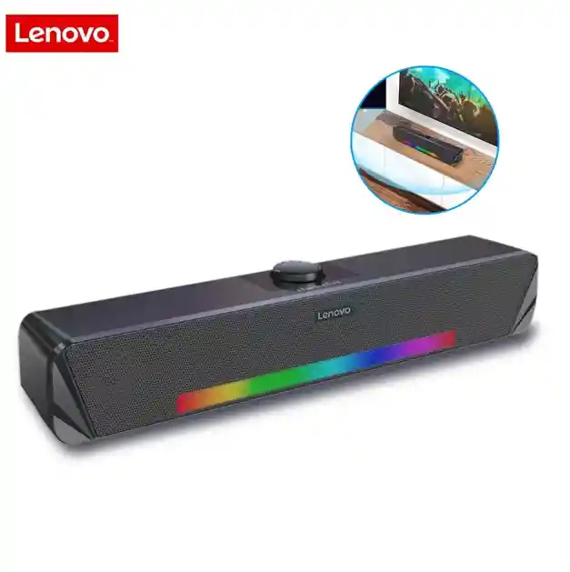 Lenovo Ts33 De Bluetooth 5.0 Rgb Speaker Audio 360 Home Tv Barra