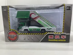 Maquinaria Camion Escalera Abordaje Avion Verde 1/43