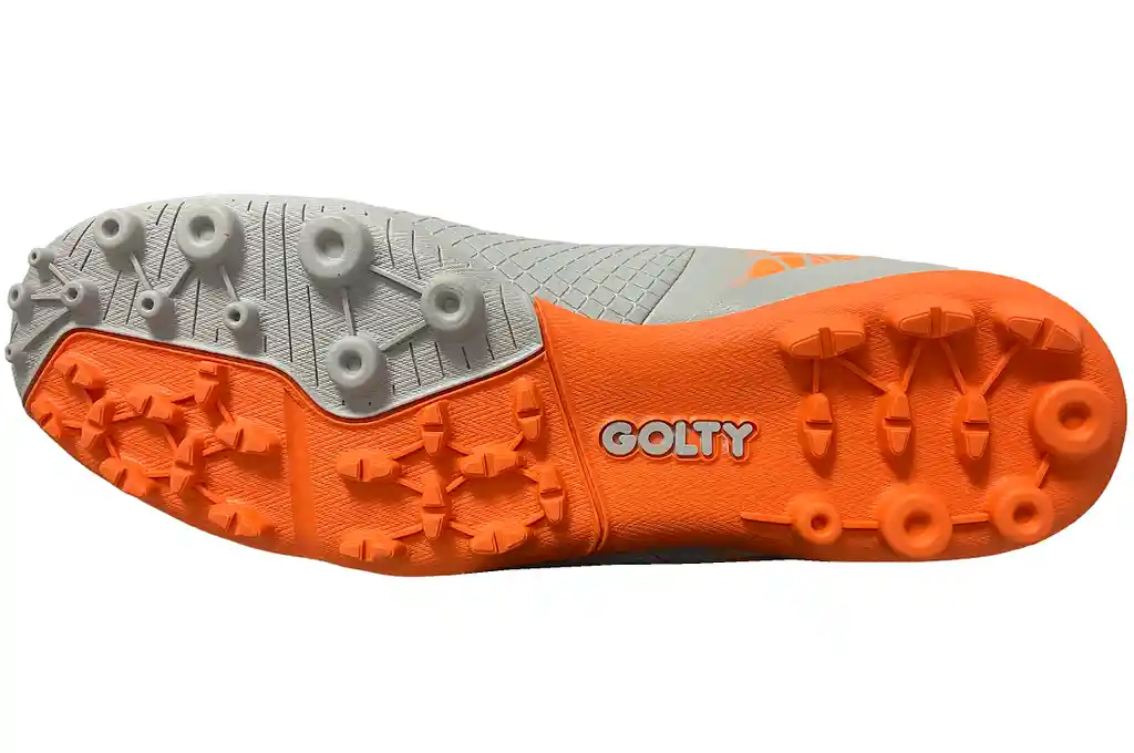 Zapatillas Golty Profesional Spectrum F5, Sintética/gris-naranja/talla-7