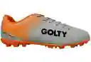 Zapatillas Golty Profesional Spectrum F5, Sintética/gris-naranja/talla-7