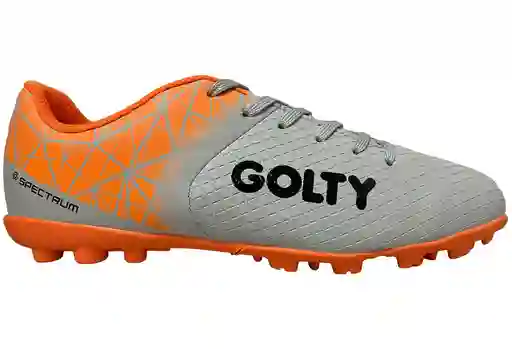 Zapatillas Golty Profesional Spectrum F5, Sintética/gris-naranja/talla-10