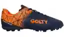 Zapatillas Golty Profesional Spectrum F5, Sintética/naranja-azul/talla-7