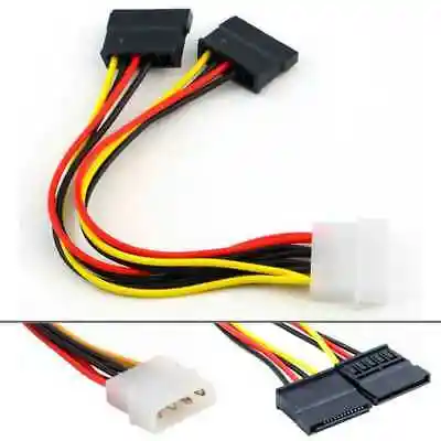 Cable Alimentador De Energía Ide Para Conexión Ide A 2 Sata Aumenta Conexiones Internas De Torre Pc $ 3.990 · Disponibles