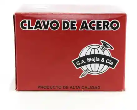 Clavo De Acero Liso Para Concreto C.a Mejia De 2" 12417