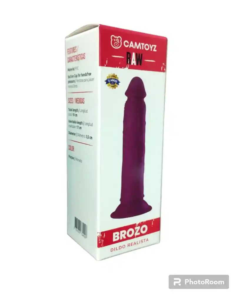 Dildo Realista Brozo Morado