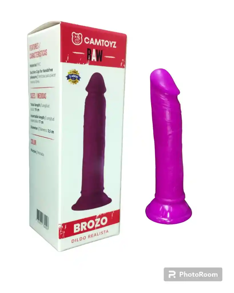 Dildo Realista Brozo Morado