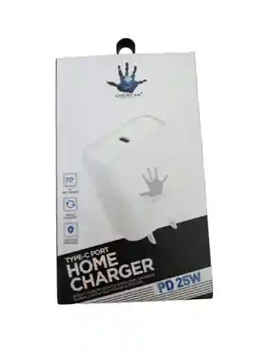 Cabezal Adaptador Tipo C De Viaje 25w Carga Rápida / Blanco