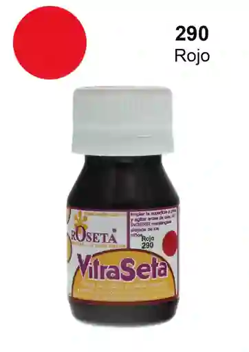 Pintura Vitraseta Color Rojo 30cc