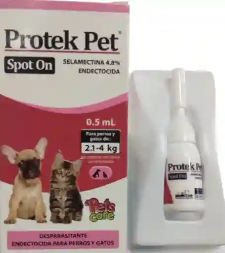 Protek Pet Spot On Perros Y Gatos 2.1 A 4kg