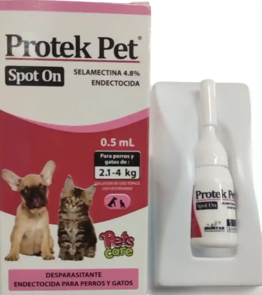 Protek Pet Spot On Perros Y Gatos 2.1 A 4kg