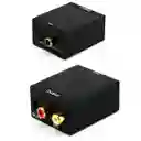Convertidor De Optico A Rca//conecta Tu Smartv A Tus Parlantes De Entrada Rca