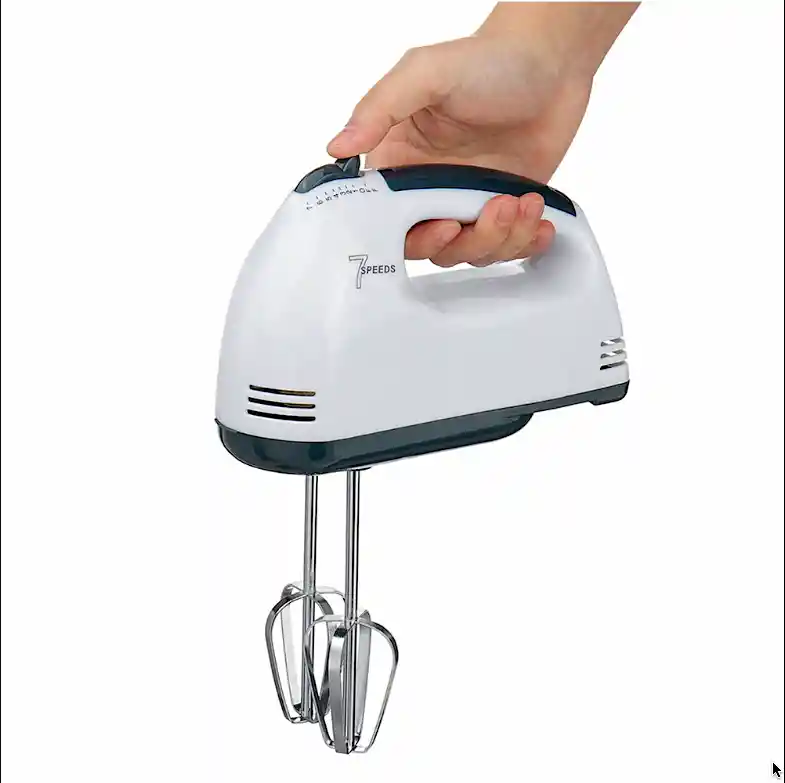 Batidora Electrica De Mano 7 Velocidades Blanca 220 V