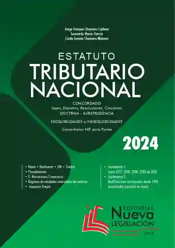 Estatuto Tributario Nacional 2024