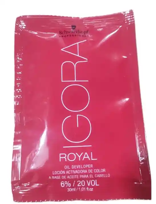 Agua Oxigenta De 20 Igora Royal X30ml