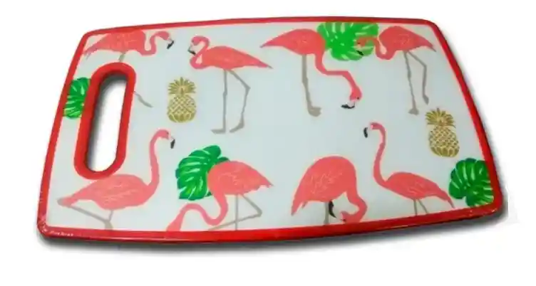 Tabla Para Picar Diseño Flamingos