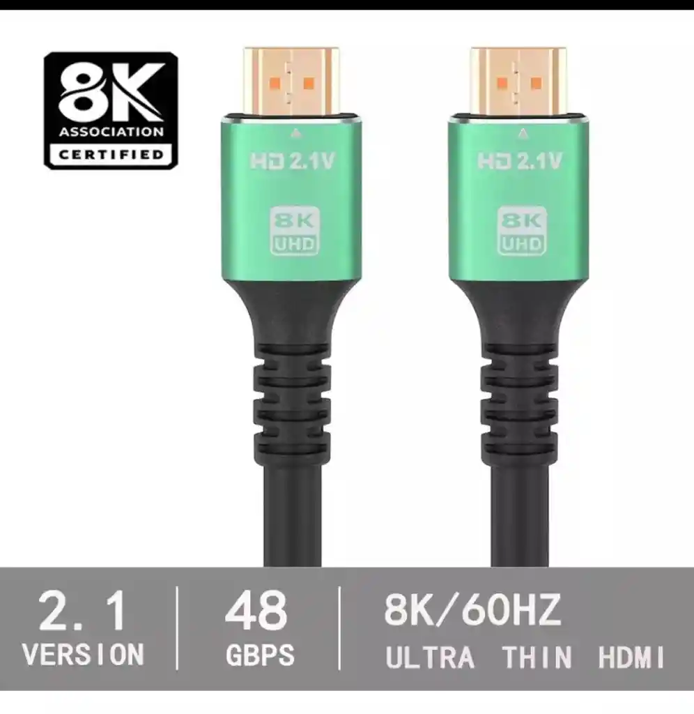 Cable Hdmi Ultra Hd 8k De 3 Metros