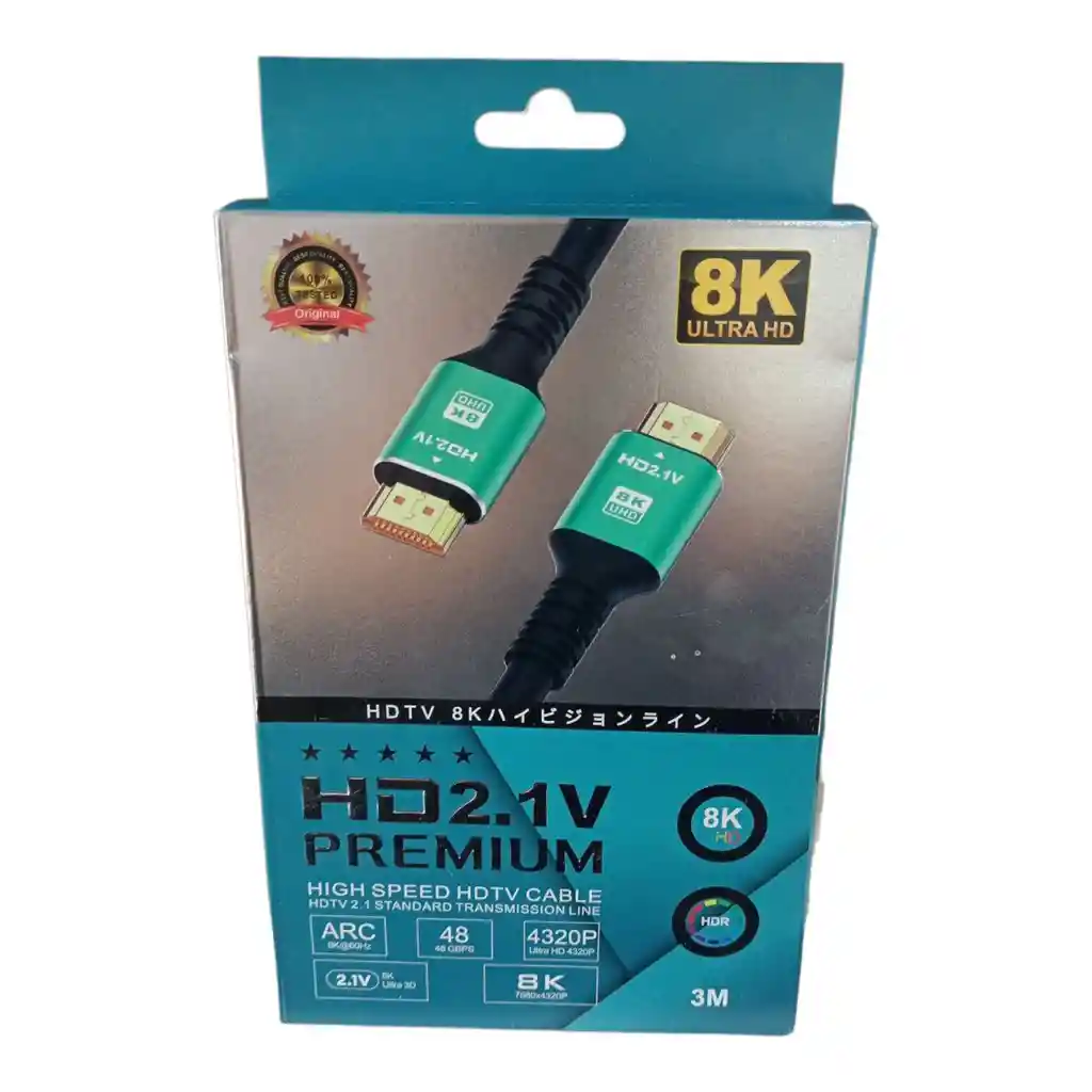 Cable Hdmi Ultra Hd 8k De 3 Metros