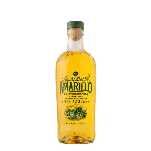 Aguardiente Amarillo De Manzanares Media