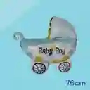 Globo Metálizado Baby Shower Niño Cochecito Buggy / Grande 76cmx66cm