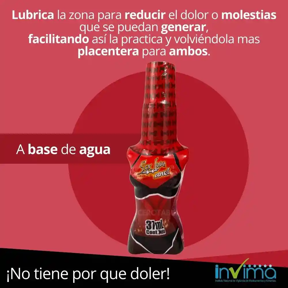 Lubricante Intimo Dilatador Anal En Spray X 37ml