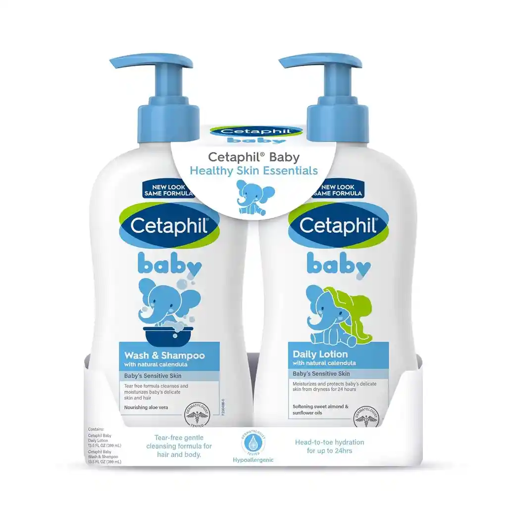 Kit Cetaphil Baby Shampoo Jabón + Loción Diaria