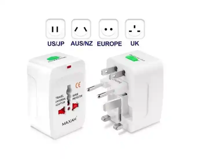 Adaptador Carga Multitoma Viaje Usa Australia Europa Asia 1a