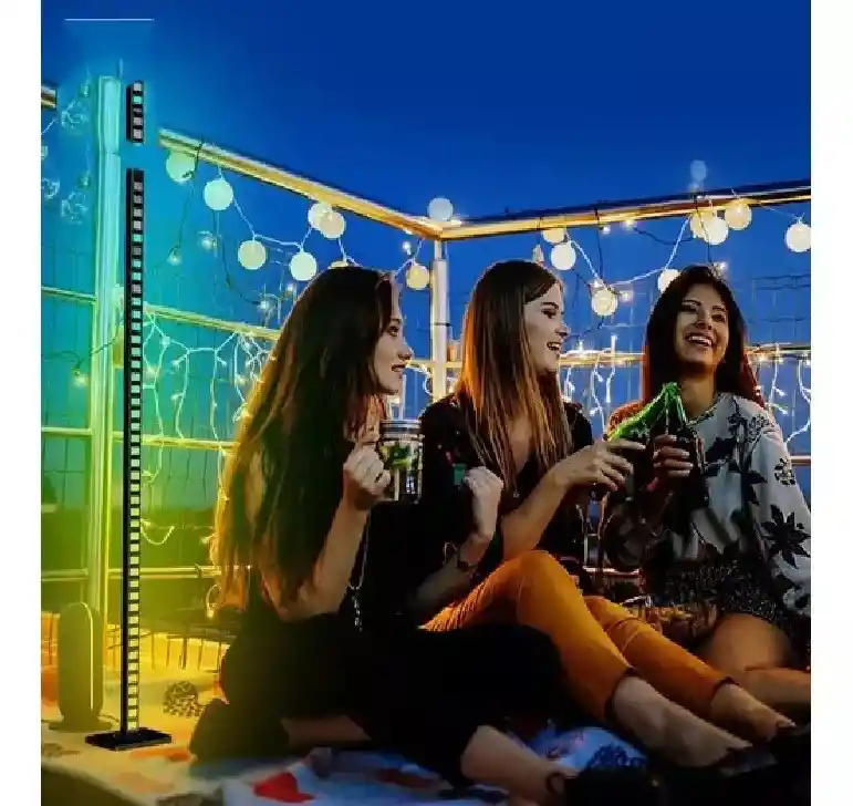 Barra Ritmica Led Inteligente Rgb Con Control Remoto 1.22 Cm