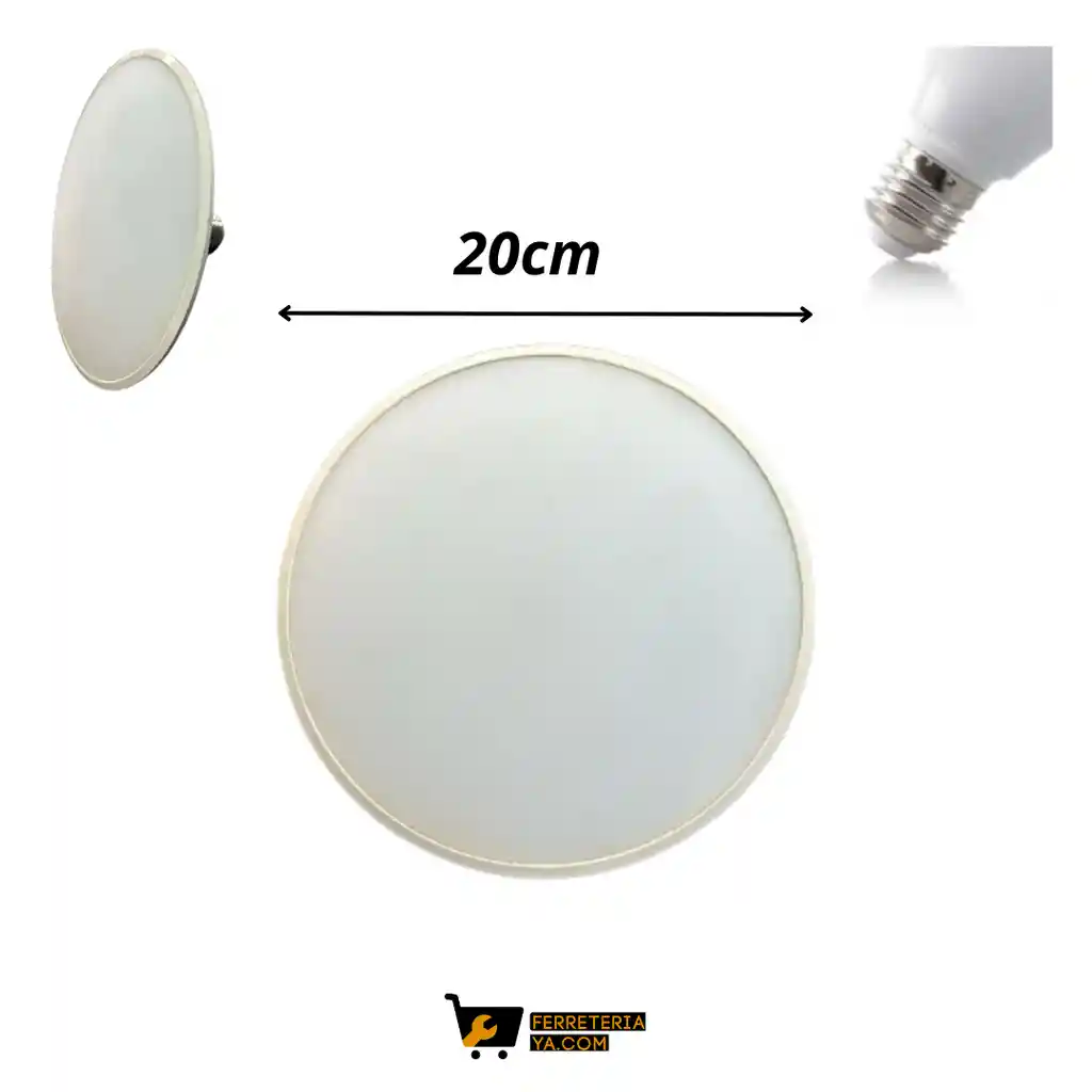 Bombillo Led Ufo E27 40w 6500k (blanco)