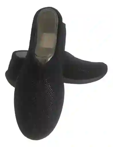 Zapatos De Descanso Plumex Para Abuelas, Tías En Negro