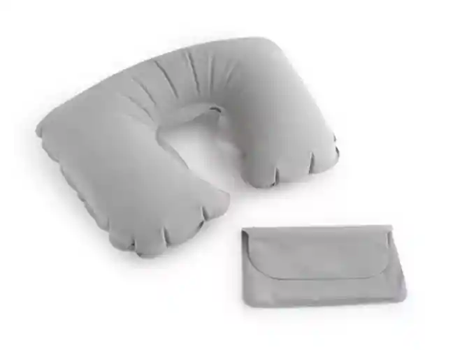 Cojin Inflable Cuello Viaje Portatil Pasajero Descanso Sueño