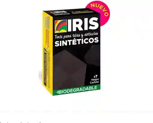 Tinte Tela Ropa Sintetica Iris Color Negro