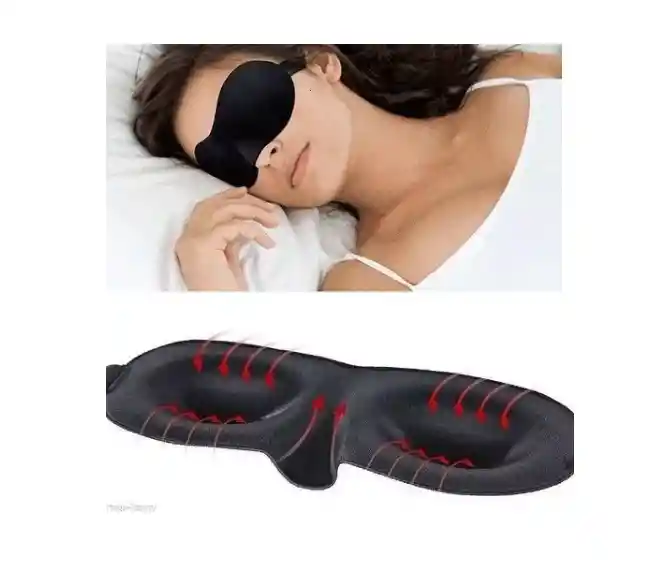 Gafas Mascara Dormir Sueño Descanso Antifaz + Tapaoidos 3m