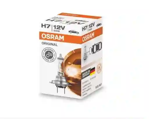 1 Bombillo H7 12v 55w Osram Aleman Luz Halogena Original 1a