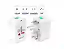 2x Adaptador Convertidor Mundial Europa Australia A Americano 1