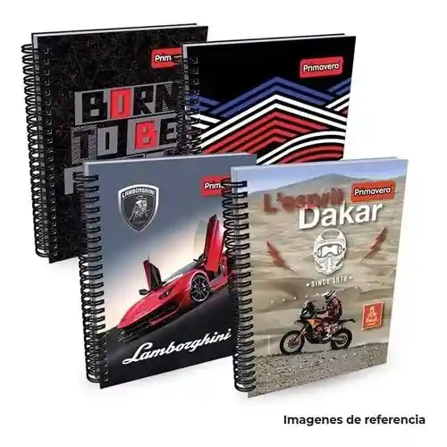 Cuaderno 85 Argollado 5m Masculino Cuadriculado