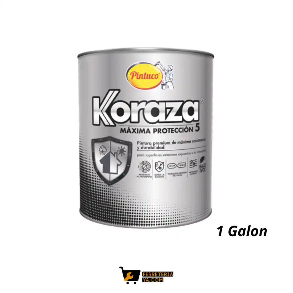 Pintura Para Exterior Koraza Blanco Galon