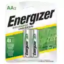 Pilas Recargables Energizer 2aa X2 Y 2aaa X2 (8 Pilas)