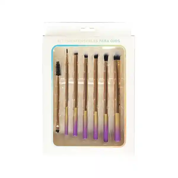 Kit De Brochas Para Ojos Salon Expert