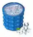 Hielera Flexible Portátil Conservar Cubos Ice Cube Color Azul