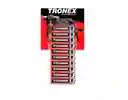 Tira 10 Bateria Pilas Tronex Aaa Extra Duracion 1.5v Icontec