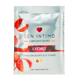 Lubricante Lychee Comestible Sachet Saborizado Aceite Caliente Delicioso