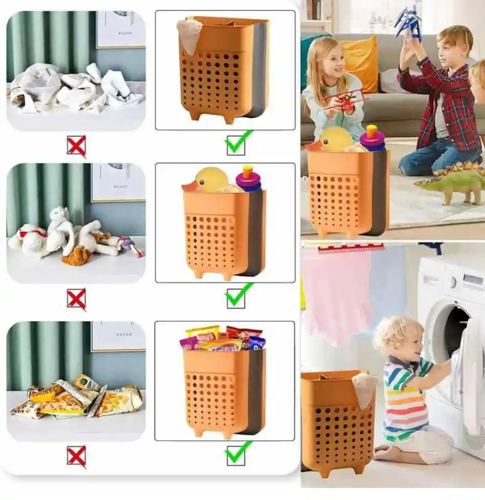 Canasta De Basura Plegable