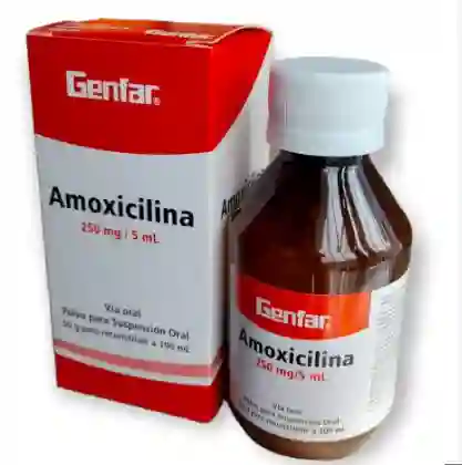 Amoxicilina 250mg/ 5 Ml Suspension 100 Ml