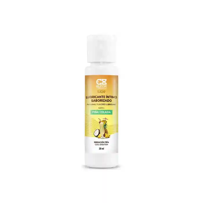 Lubricante Caliente Saborizado Elixir 30 Ml Piña Colada